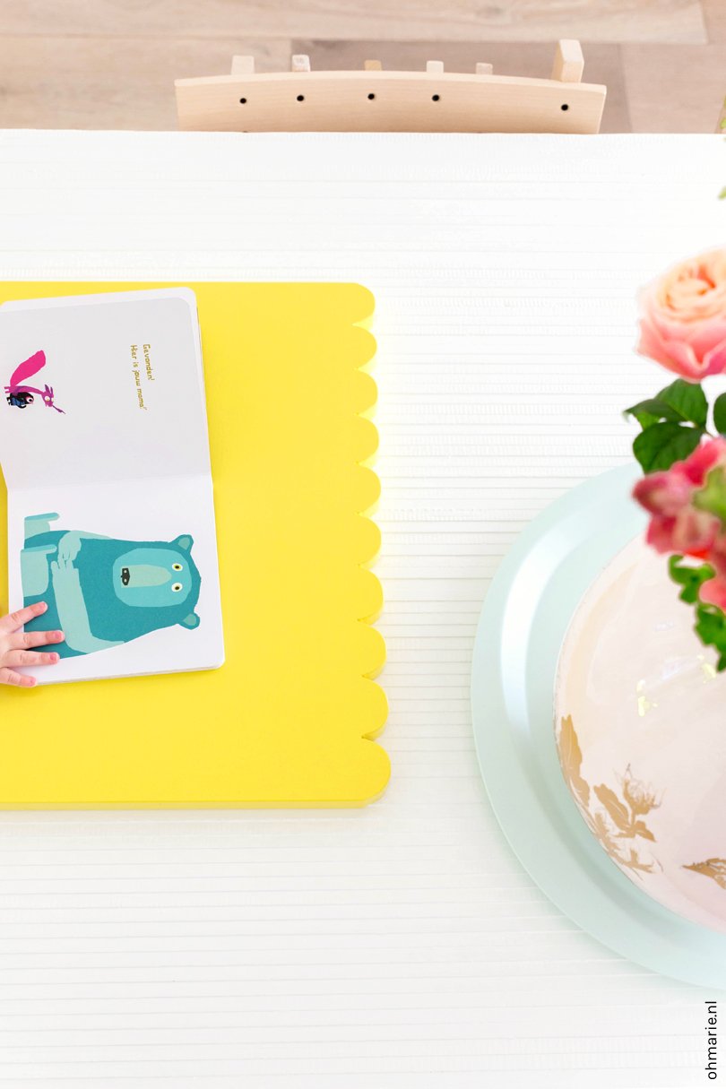 Diy tafelblad kinderstoel oh marie!