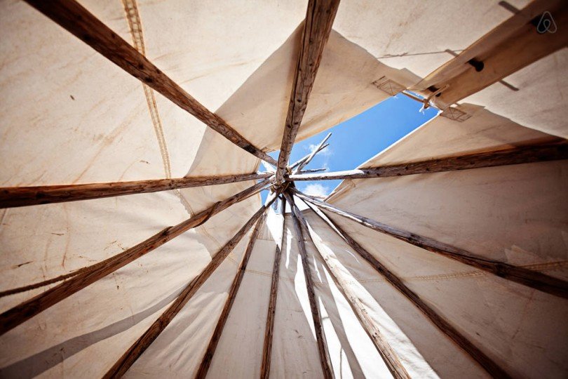 overnachten in een tipi - airbnb tips - amazing tipi Sioux-Lakota - OhMarie Tribe