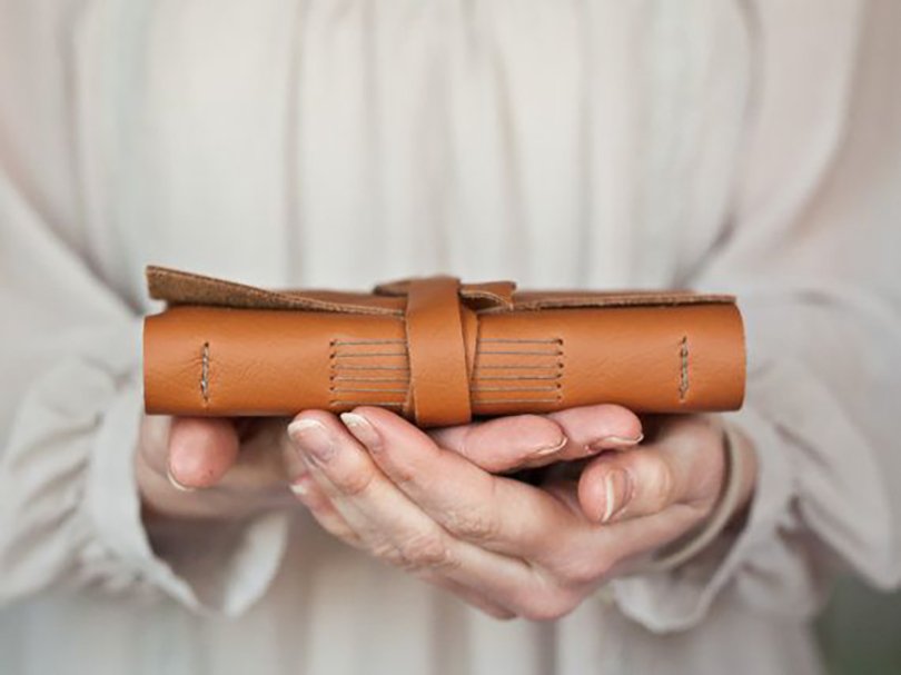 leather book, rust orange - JackdawBinderys - Etsy - Petit Prince