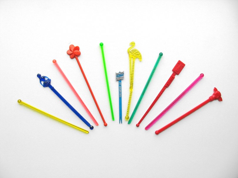 vintage swizzle sticks - DrewsMarbleBartop on Etsy