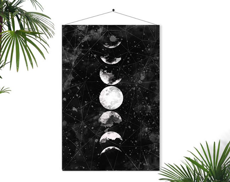 Moon Print - Fybur on Etsy