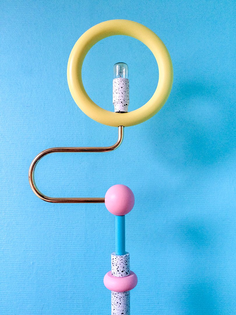 DIY Memphis lamp - Daphne Horstink - Oh Marie!