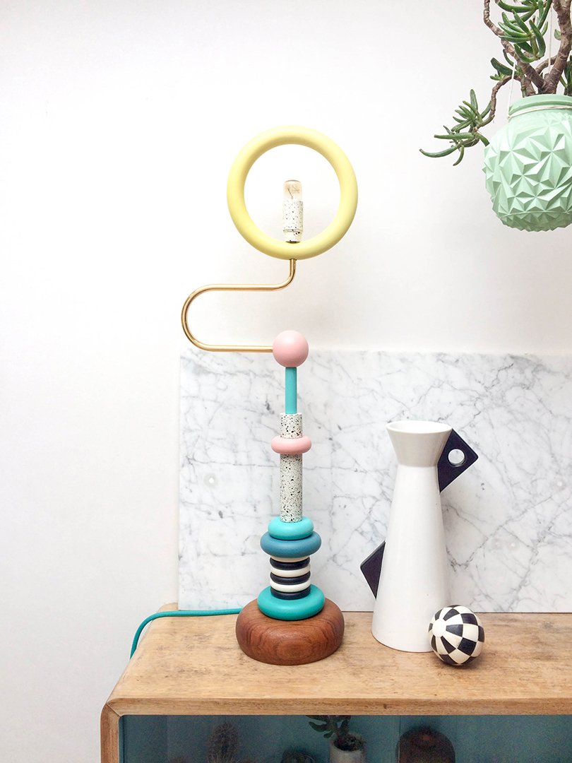 DIY Memphis lamp - Daphne Horstink - Oh Marie!