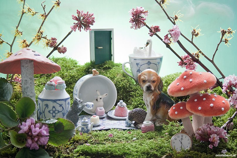 Diorama Alice in Wonderland - Omstebeurt voor Oh Marie!