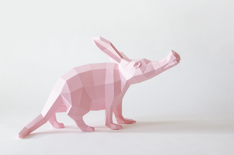 PaperwolfsShop - aardvark DIY papercraft - Etsy